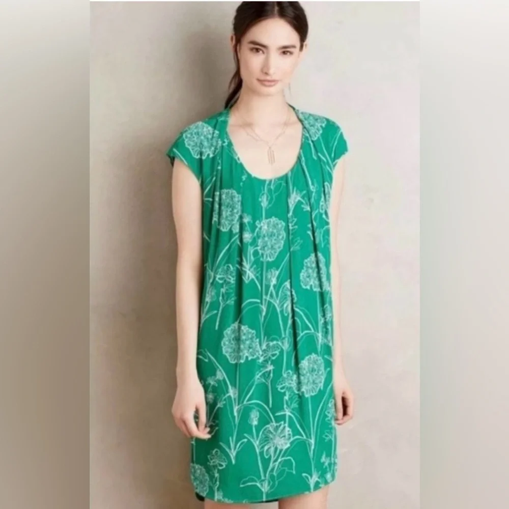 Spring/Summer Green Maeve Floral print shift dress - Picture 1 of 5